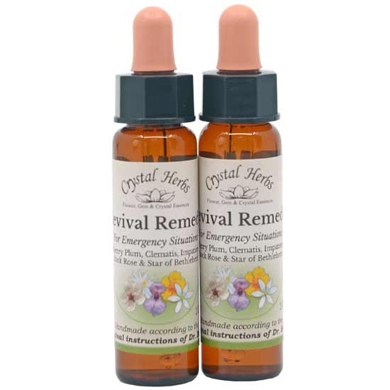 10ml und 10ml Essenzenflaschen der Bachblüte Revival Remedy