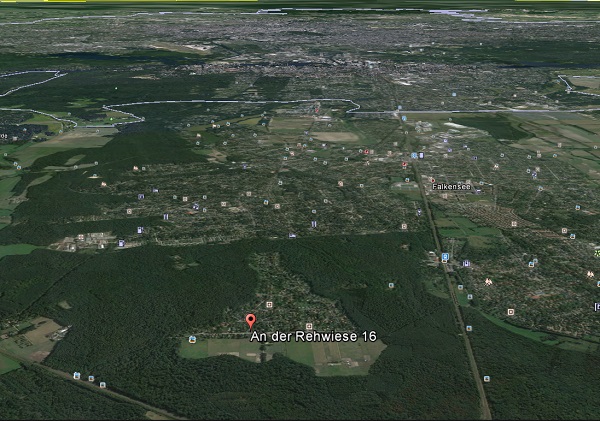 Luftbildansicht von Heilpraxis Maier in Waldheim