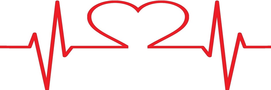 Image symbolique de la fréquence cardiaque pour les tests avec le coeur