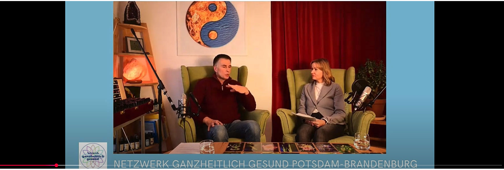 Helmut Maier im Interview mit Carmen Queck über Bach-Blüten-Anwendung